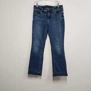 Silver Jeans Co Blue Womens W30 L31 Elyse Slim Boot Cut Indigo L03601EGX357